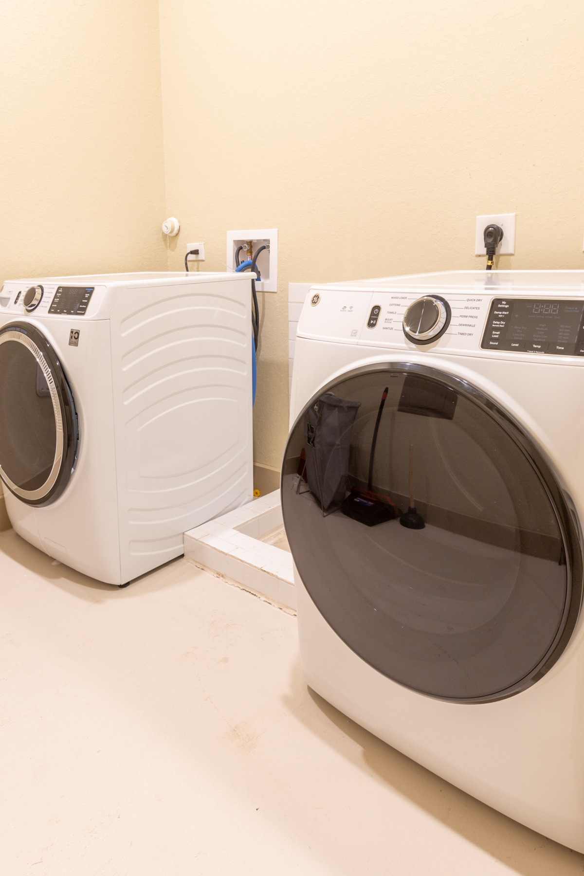 Washer and dryer